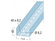 PROTEKTOR U-Aussteifungsprofil (UA 75-20) 5130275 / 1 BND à 4 Stk. / 1 GB à 25 BND