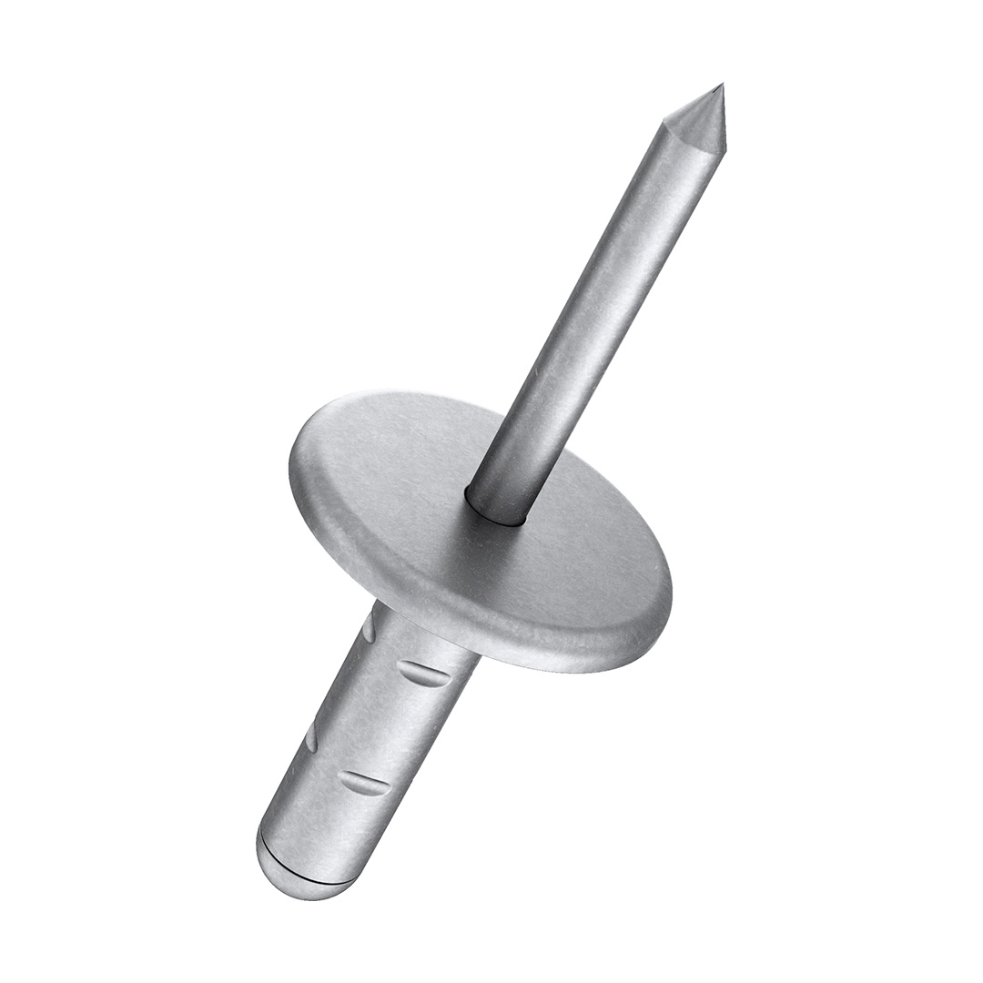 GESIPA PolyGrip MehrbereichsBlindniete Grossko. 16 Niet Alu Dorn Stahl verzinkt 4.8x17