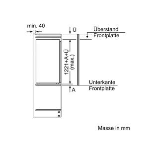Siemens KI42LADD1H Einbau-Kühlschrank