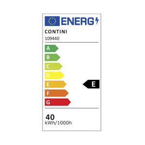 CONTINI LED Wandleuchte Sola 61x26.5x3 cm