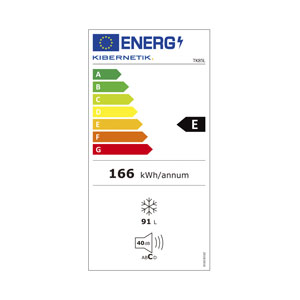 Kibernetik FSP Tiefkühlschrank 85L