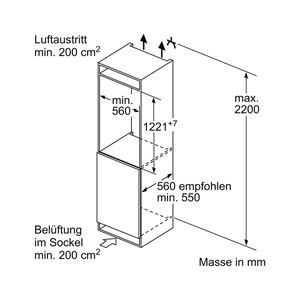 Bosch KIR41ADD1 Einbau-Kühlschrank
