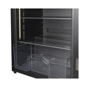 Kibernetik RKS256 Retro Getränkekühlschrank schwarz