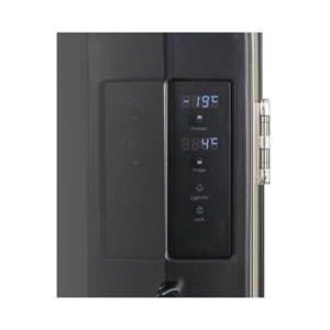 Kibernetik RKS149 Retro Getränkekühlschrank schwarz