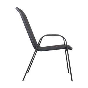 CONTINI Gartenstuhl Aurora, schwarz