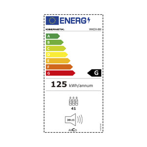 Kibernetik 88l Weinkühlschrank 1 Zone