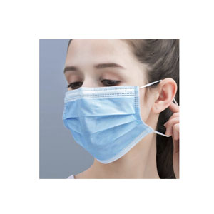 Einweg Mundschutzmaske 175X95mm 3Lagen PP 50 Stk im Karton