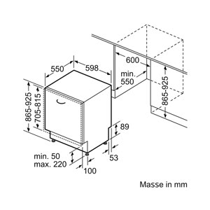 Siemens SX95EX12CE Vollintegrierter Geschirrspüler