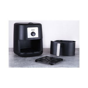 Berlinger Haus Heissluftfritteuse 4L Black Silver Collection