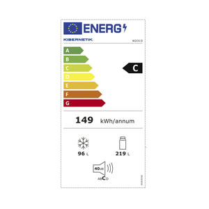 Kibernetik C9470315 Kühl-Gefrierkombination