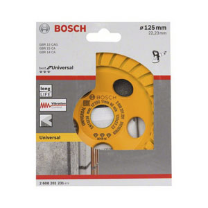 Bosch Diamanttopfscheibe Best for Universal Turbo, 125x22.23x5mm