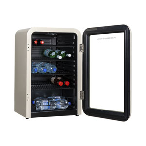 Kibernetik RKS130 Retro Getränkekühlschrank beige