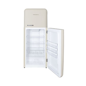 Kibernetik KSTK253 Retro Kühl-Gefrierkombination beige