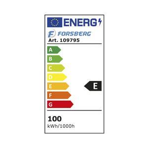 Forsberg 100W Slim LED Scheinwerfer mit Traggestell