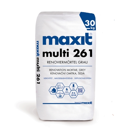 maxit multi 261 Renoviermörtel, grau