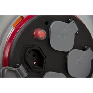 Ekström KR25M Kabelrolle 3x1.5mm2, 4x T13