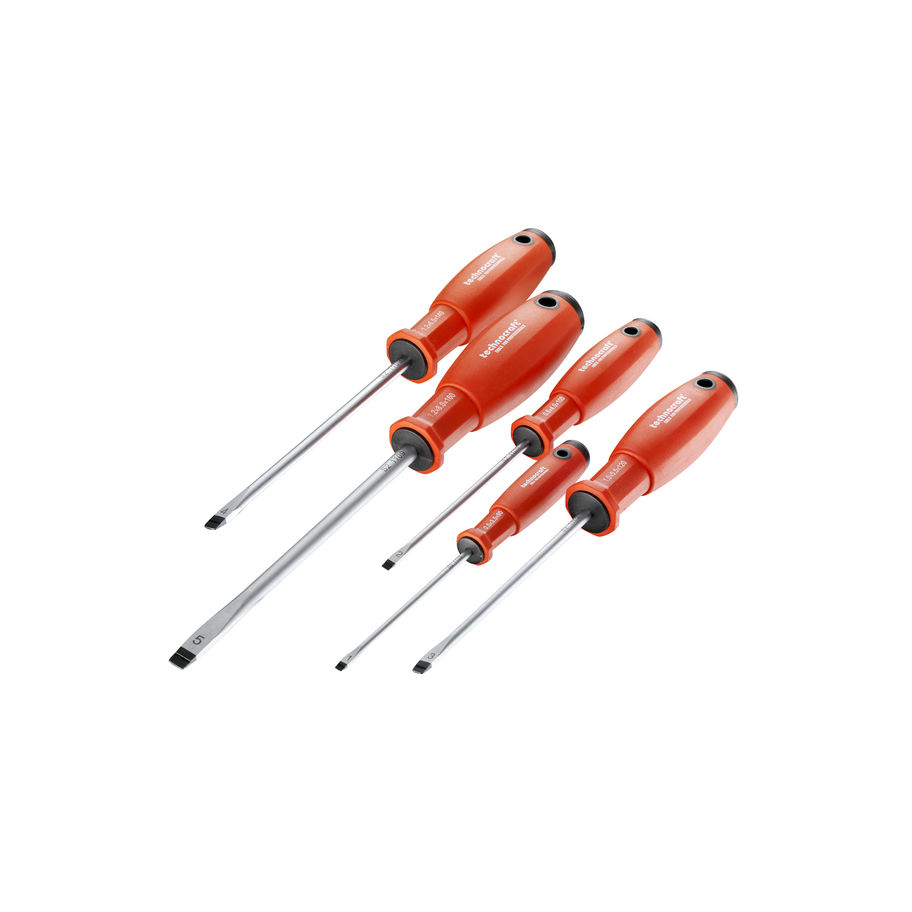 technocraft Schraubendreher-Set 5tlg 2-K Schlitz