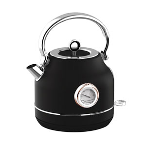 Berlinger Haus Wasserkocher mit Thermostat 1.7L Black Rose Collection