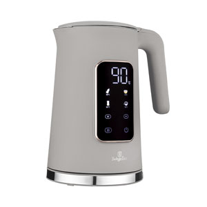 Berlinger Haus Wasserkocher 1.7L mit Digitalanzeige matt taupe Taupe Collection