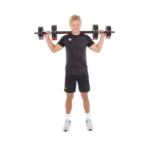 PURE2improve Kurzhantel & Langhantel Set 20kg