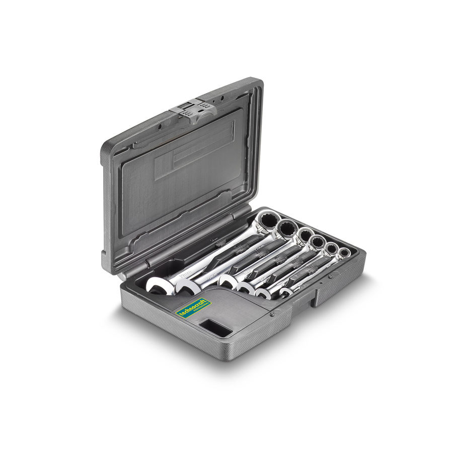 technocraft Ratschen-Gabel-Ringschlüssel-Satz 6tlg