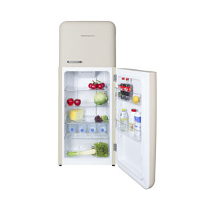 Kibernetik KSTK253 Retro Kühl-Gefrierkombination beige