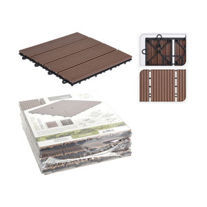 FS Star Terrassenfliese 6er Set braun