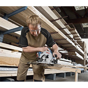 Bosch Kreissäge GKS 18V-57 G clic&go ohne Akku&Ladegerät