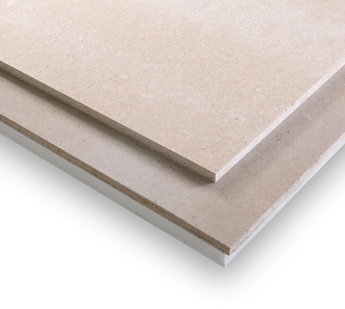 Rigidur Estrichelement 40 PS - Kaschierung mit Polystyrolplatte