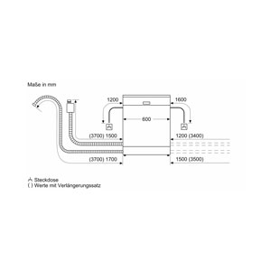 Siemens SX95EX12CE Vollintegrierter Geschirrspüler