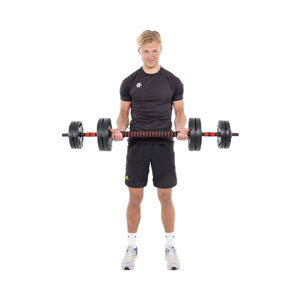 PURE2improve Kurzhantel & Langhantel Set 20kg