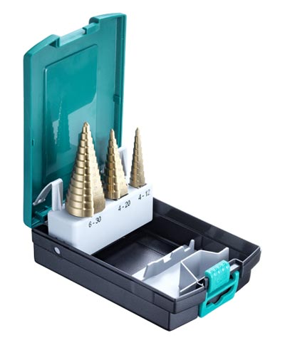 technocraft HSS Stufenbohrer-Satz 3tlg