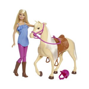Barbie Puppe & Pferd