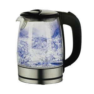 Deski Wasserkocher 1.7L Glas/Edelstahl