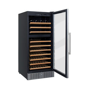 Kibernetik WKH120F01 Weinklimaschrank Chromstahl