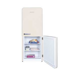 Kibernetik KSTK401 Retro Kühl-Gefrierkombination beige