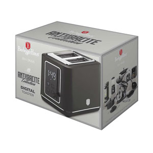 Berlinger Haus Toaster mit Digitalanzeige Anthracite Collection