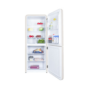 Kibernetik KSTK401 Retro Kühl-Gefrierkombination beige