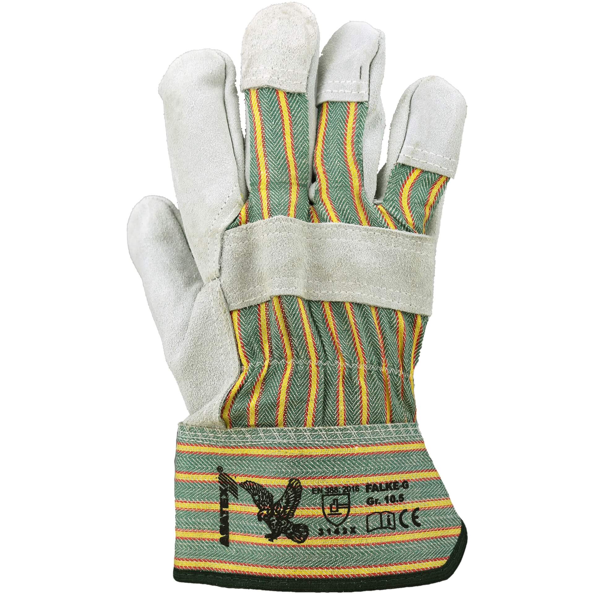 ASATEX Rindspaltleder-Handschuh FALKE-G - Grösse 10.5