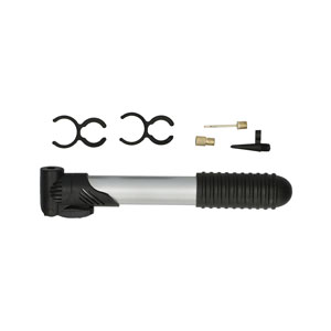 Dunlop Fahrrad-Pumpe mini inkl 3 Ventiladapter