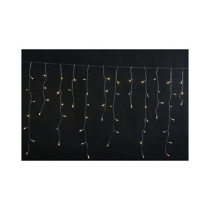 Ekström LED Lichtervorhang Outdoor "Icicle" 360 LED mit 72 Strängen 1000x52cm, warm weiss