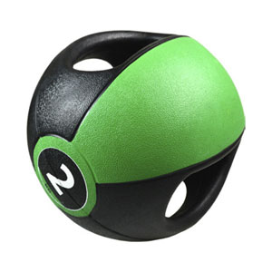 PURE2improve Medizinball mit Griffen 2kg