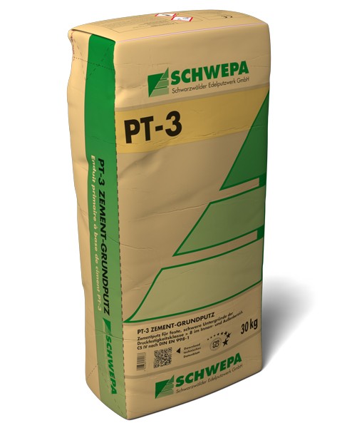 Schwepa PT-3 Zement-Grundputz 1 Sack à 30 kg/ 1 Pal. à 42 Sack