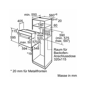 Bosch HBF011BR0 Backofen