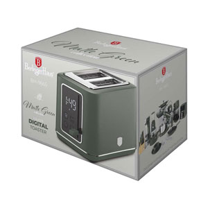 Berlinger Haus Toaster mit Digitalanzeige Matte Green Collection