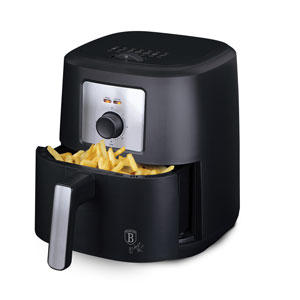 Berlinger Haus Heissluftfritteuse 4L Black Silver Collection