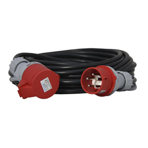 Ekström Verlängerungskabel PVC Kabel 5x1.5mm2, 16A, 20 Meter