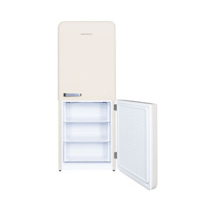 Kibernetik KSTK401 Retro Kühl-Gefrierkombination beige