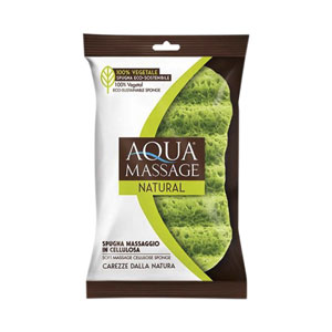 Aqua Massage weicher Massageschwamm zellulose