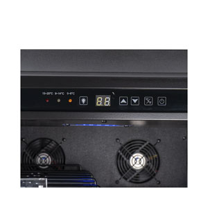 Kibernetik WKZ 150 Weinklimaschrank ZigZag Regale